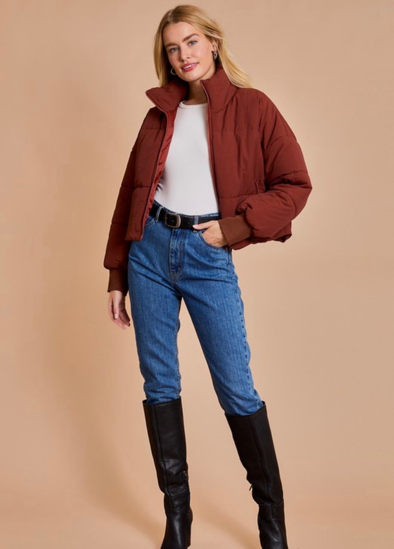 Oversized puffer jacket