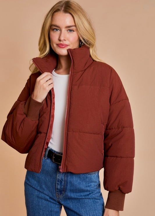 Oversized puffer jacket